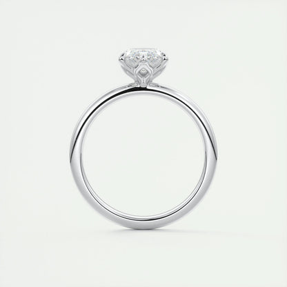 1.5 CT Marquise Solitaire CVD F/VS1 Diamond Engagement Ring