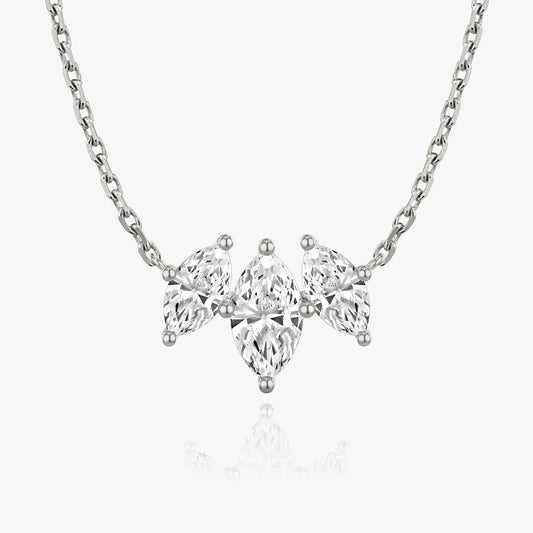 2.0 TC Marquise CVD F/VS Diamond Necklace