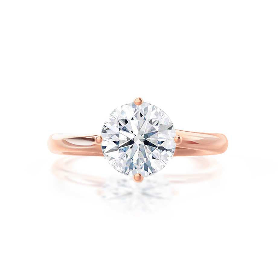 1.20 CT Round Solitaire CVD G/VVS1 Diamond Engagement Ring