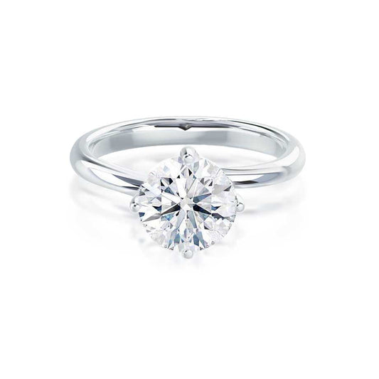 1.20 CT Round Solitaire CVD E/VS2 Diamond Engagement Ring