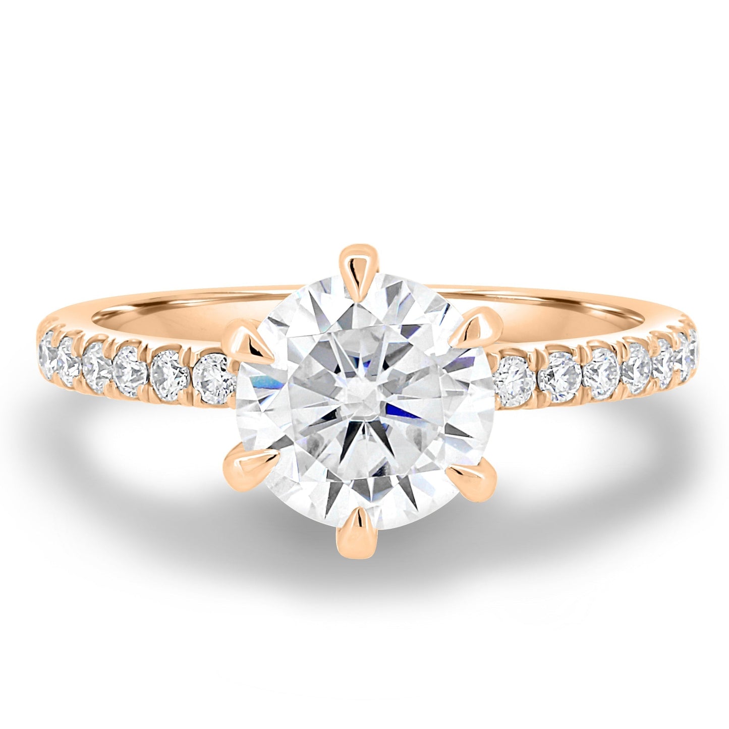 1.80 CT Round Solitaire CVD D/VS1 Diamond Engagement Ring