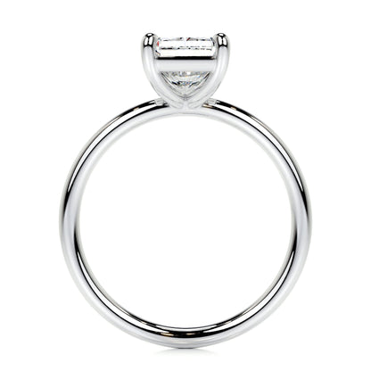 2.0 CT Radiant Solitaire CVD E/VS2 Diamond Engagement Ring