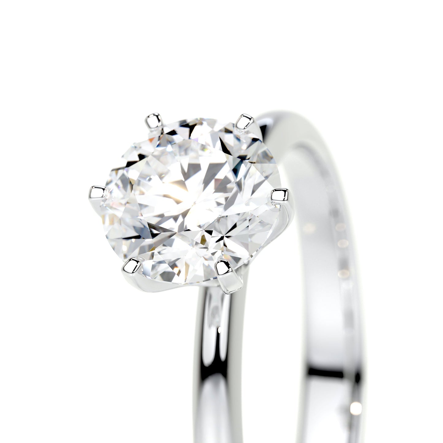 1.0 CT Marquise Solitaire CVD F/VS2 Diamond Engagement Ring