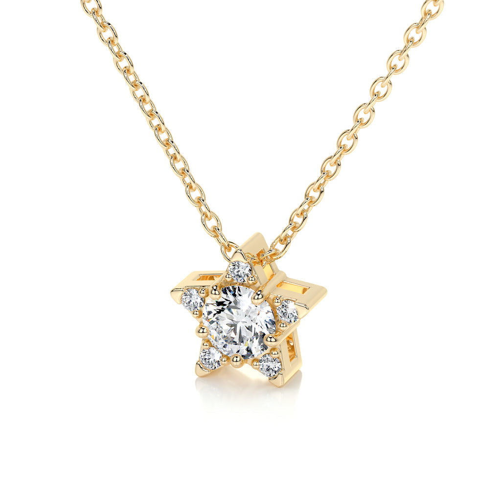 0.25 CT Round CVD F/VS Diamond Necklace