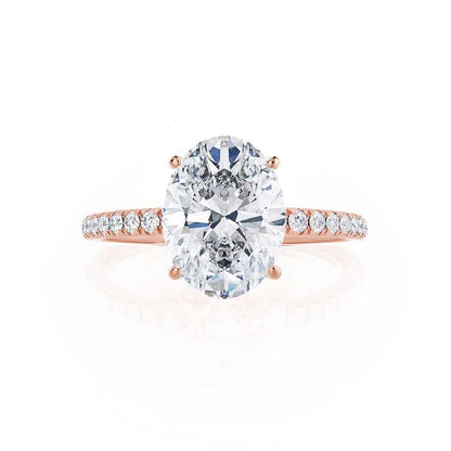 0.90 CT Oval Solitaire CVD E/VVS2 Diamond Engagement Ring