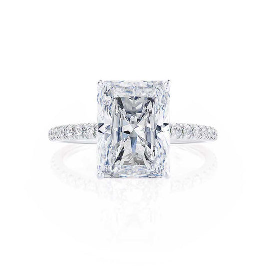 1.50 CT Radiant Solitaire CVD F/VS2 Diamond Engagement Ring