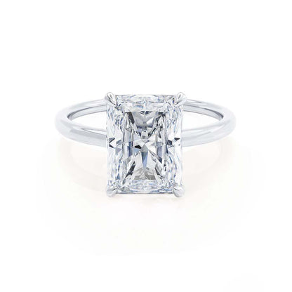 1.50 CT Radiant Hidden Halo CVD G/VS2 Diamond Engagement Ring