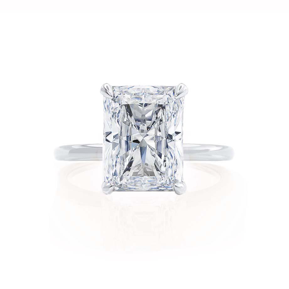 1.50 CT Radiant Hidden Halo CVD G/VS2 Diamond Engagement Ring