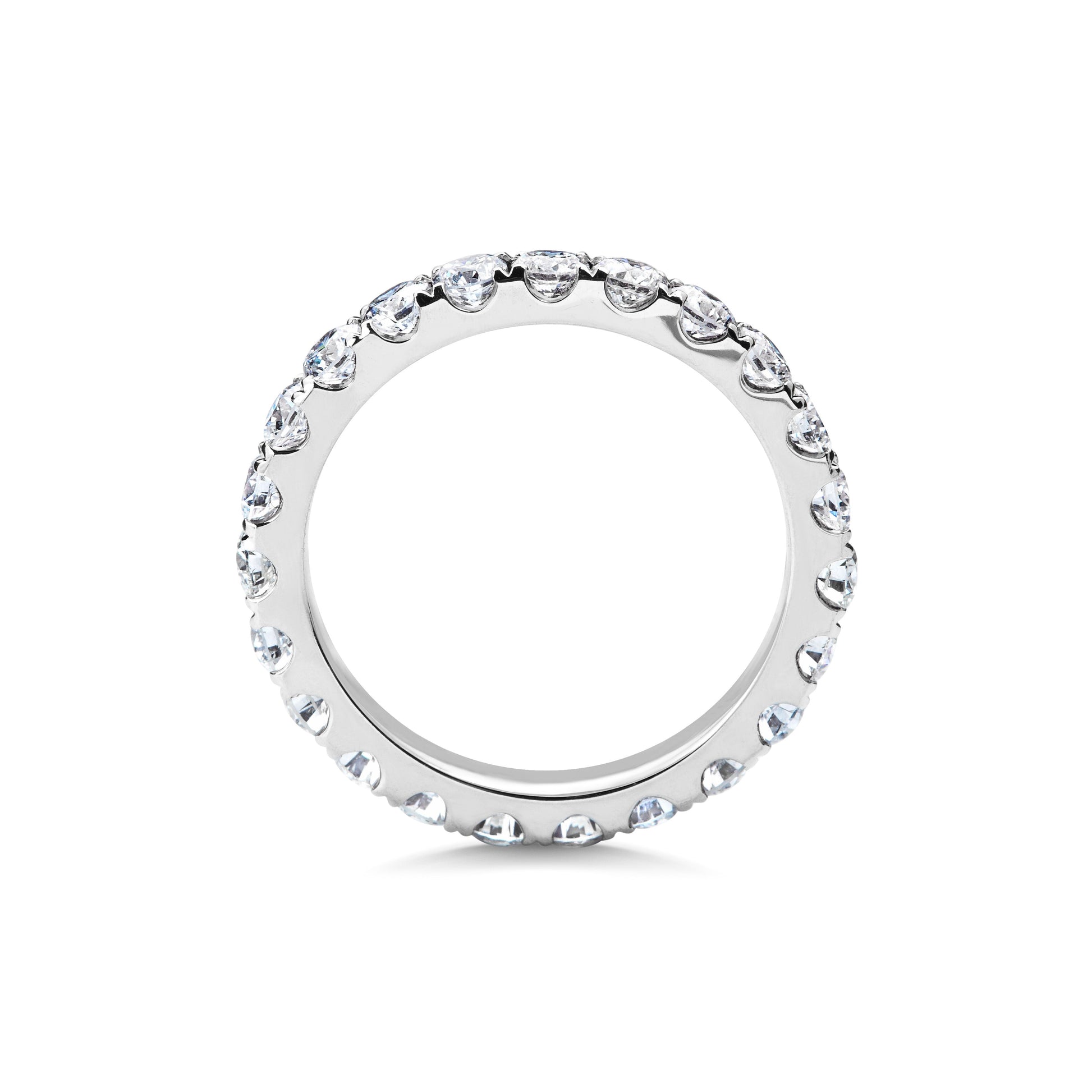 1.5 CT Round Full Eternity Wedding Band