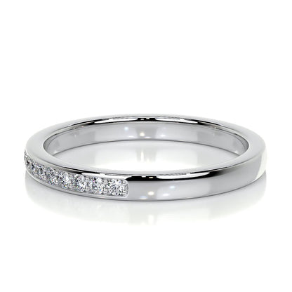 0.2ct Round EF- VVS Diamond Half Eternity Wedding Band